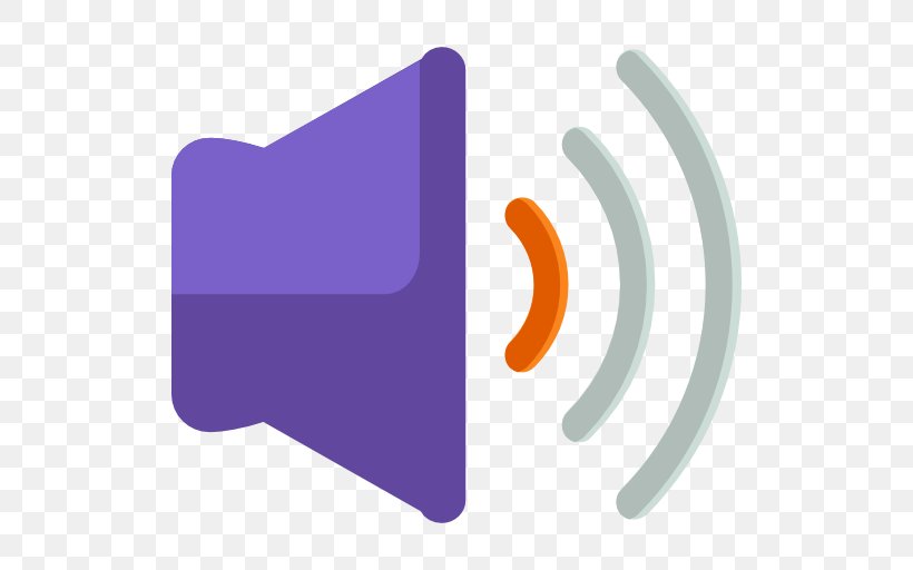 Loudspeaker Sound, PNG, 512x512px, Loudspeaker, Brand, Logo, Megaphone, Purple Download Free