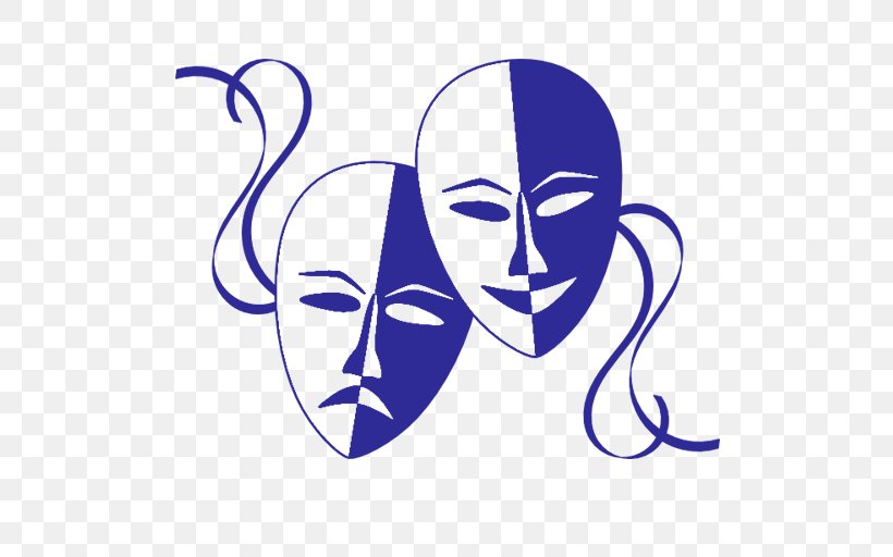 Theatre Clip Art Mask Drama Tragedy, PNG, 512x512px, Theatre, Artwork, Comedy, Drama, Drama School Download Free