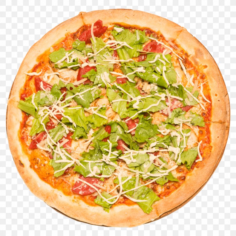 California-style Pizza Sicilian Pizza Caesar Salad Tarte Flambée, PNG, 1024x1024px, Californiastyle Pizza, American Food, Caesar Salad, California Style Pizza, Cheese Download Free