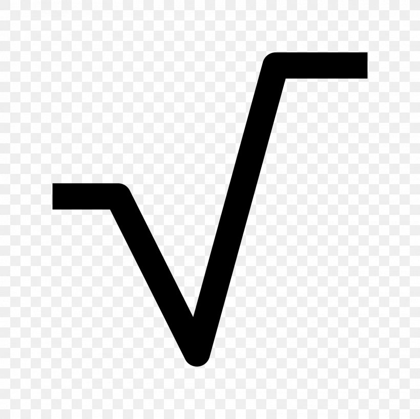Square Root Mathematics Plus And Minus Signs Square Number Mathematical Notation, PNG, 1600x1600px, Square Root, Black, Black And White, Brand, Calculation Download Free