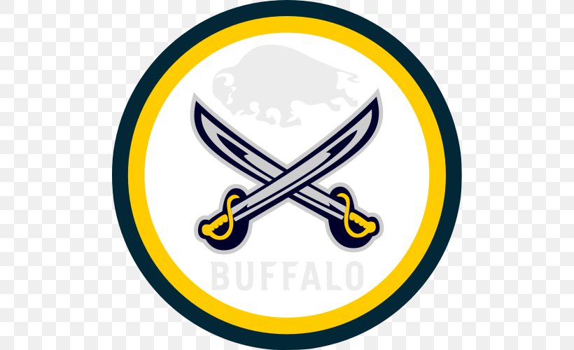 Buffalo Sabres National Hockey League Logo American Hockey League, PNG, 500x500px, Buffalo Sabres, American Hockey League, Area, Artwork, Buffalo Download Free