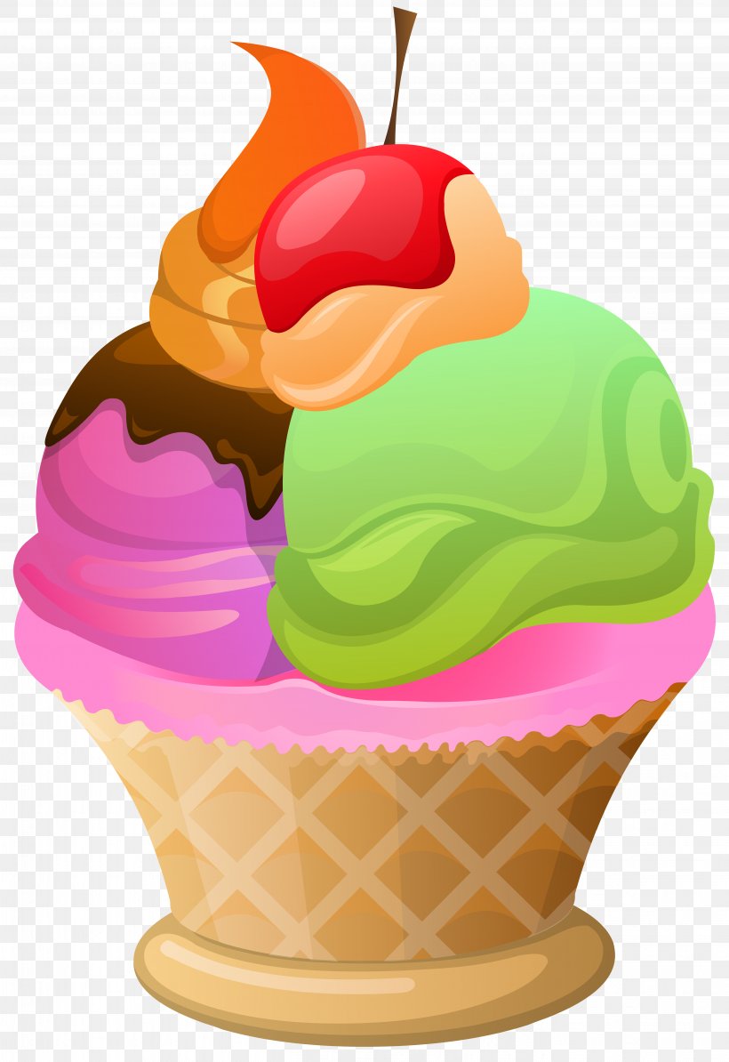 Ice Cream Cone Sundae Neapolitan Ice Cream, PNG, 5493x8000px, Ice Cream, Cdr, Clip Art, Dairy Product, Dessert Download Free