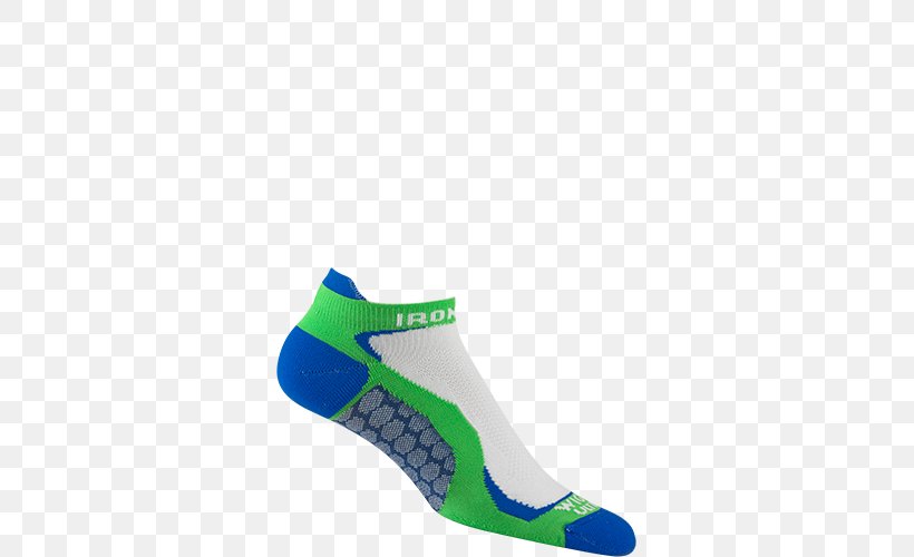 Sock Shoe Running Ironman Triathlon Wigwam Mills, PNG, 500x500px, Sock, Aqua, Blister, Electric Blue, Foot Download Free