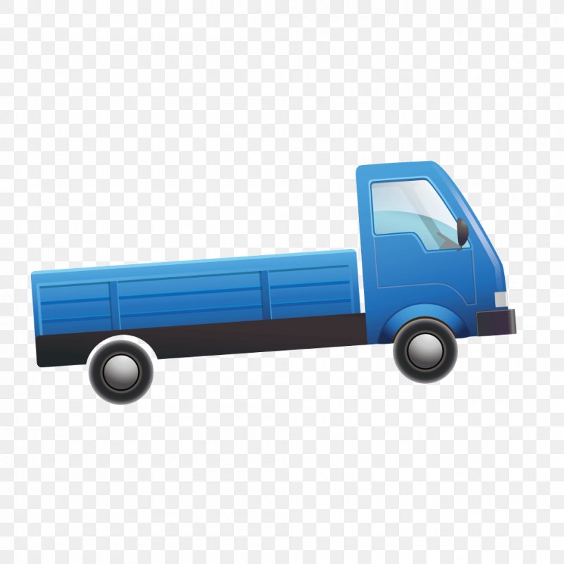 Car Pickup Truck Vehicle, PNG, 1001x1001px, Car, Art, Automotive Design, Blue, Cartoon Download Free