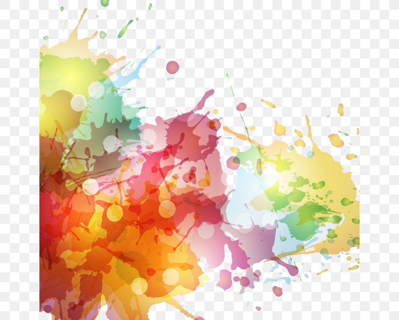 Color Ink Pigment, PNG, 658x658px, Color, Acrylic Paint, Art, Floral Design, Ink Download Free
