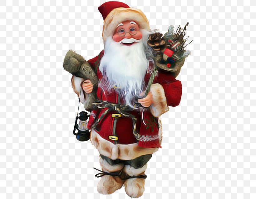 Santa Claus, PNG, 428x640px, Santa Claus, Christmas, Figurine, Interior Design, Toy Download Free