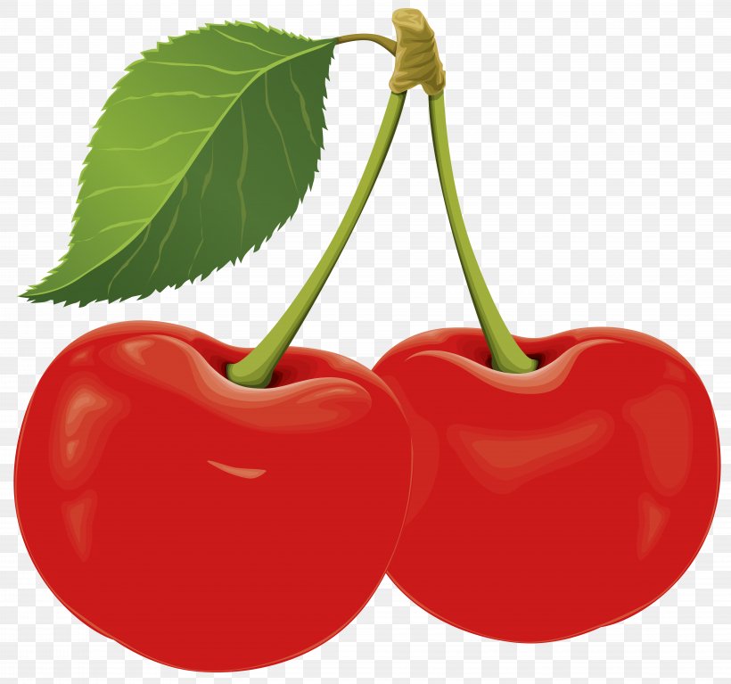 Sour Cherry Clip Art, PNG, 8000x7487px, Cherry, Acerola, Acerola Family, Apple, Berry Download Free