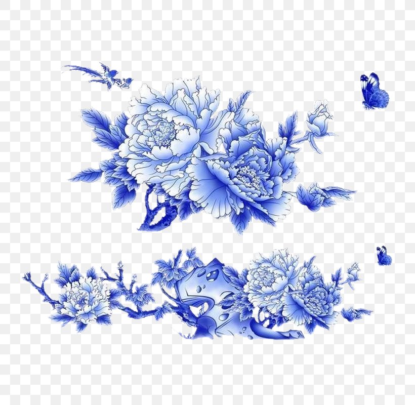 Blue And White Pottery Porcelain Clip Art, PNG, 800x800px, Blue And White Pottery, Blue, Chinoiserie, Color, Creative Work Download Free