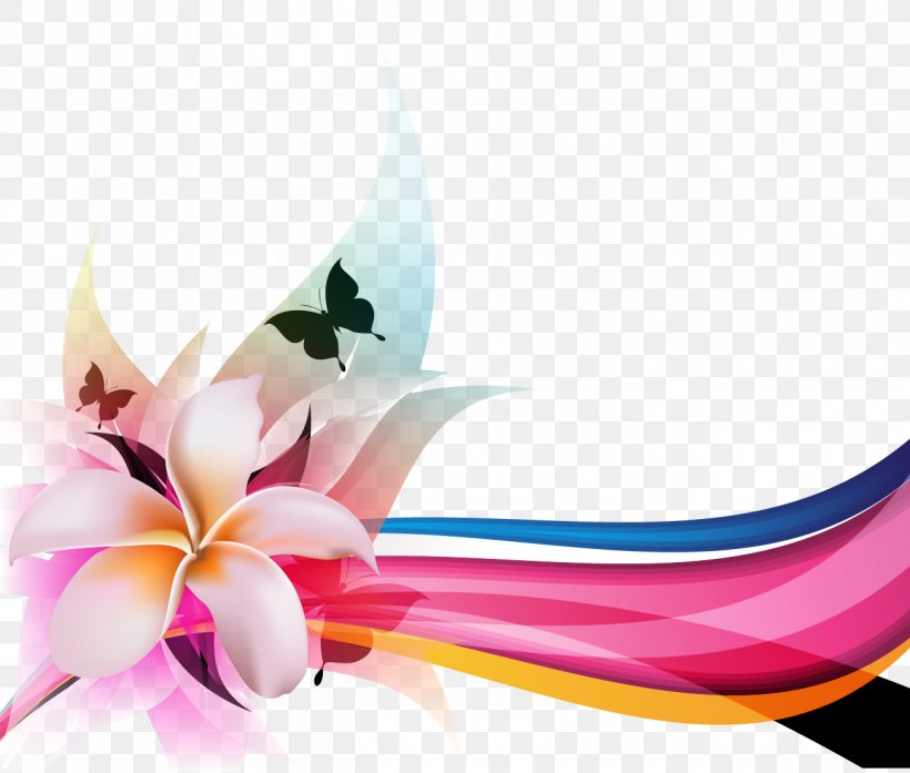 Flower Adobe Illustrator, PNG, 1302x1108px, Flower, Computer Software, Flora, Floral Design, Logo Download Free