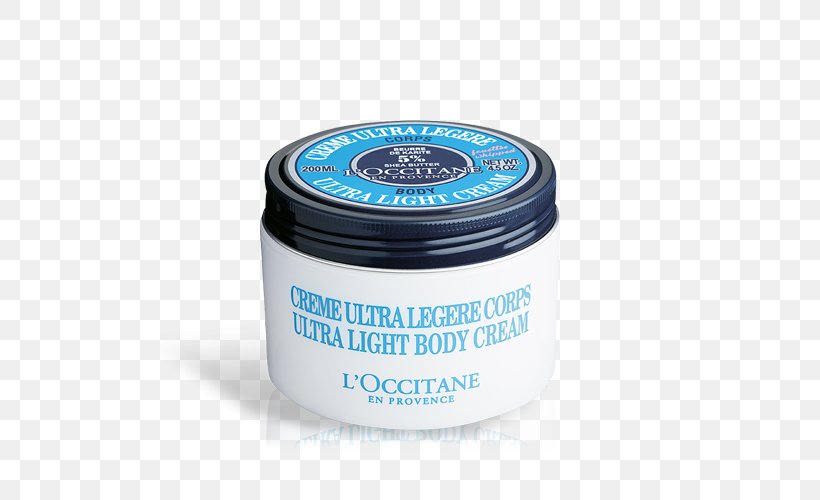 Lotion L'Occitane En Provence L'Occitane Shea Butter Ultra Rich Body Cream, PNG, 500x500px, Lotion, Cosmetics, Cream, Moisturizer, Natural Skin Care Download Free