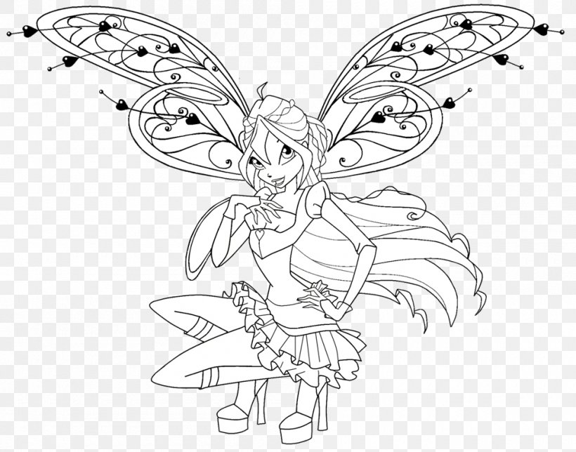 Bloom Roxy Tecna Coloring Book Winx Club: Believix In You, PNG, 1000x786px, Bloom, Adult, Artwork, Believix, Black And White Download Free