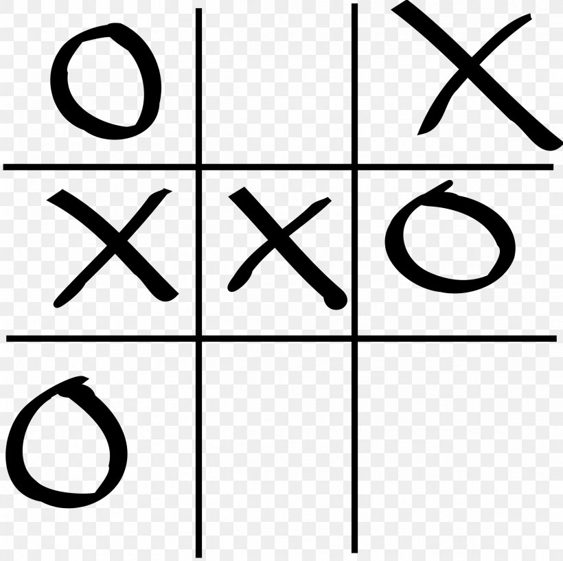Tic-tac-toe Tic Tac Toe, PNG, 2406x2400px, Tictactoe, Area, Black, Black And White, Board Game Download Free