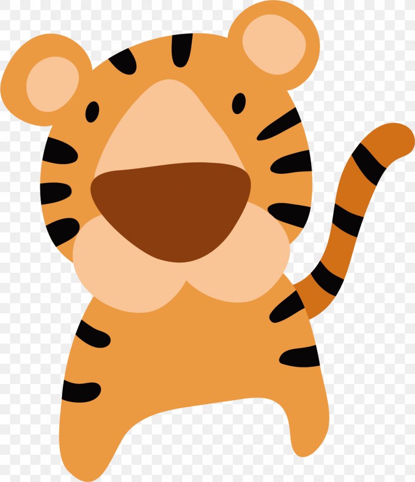Tiger Cartoon Cuteness, PNG, 1084x1262px, Tiger, Animal, Big Cats, Carnivoran, Cartoon Download Free
