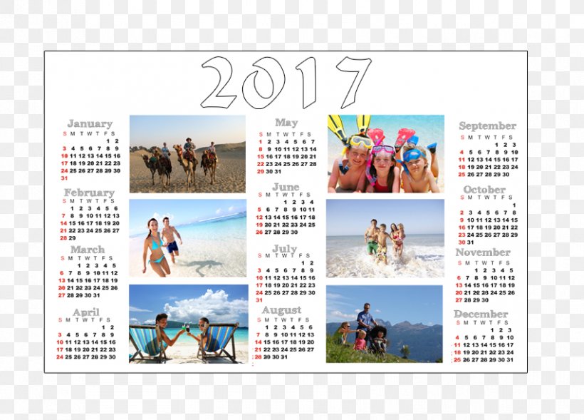 Calendar Printing Collage Canvas Print, PNG, 851x612px, 2018, Calendar, Book, Brand, Canvas Download Free