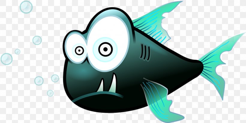 Piranha Free Content Clip Art, PNG, 1000x500px, Piranha, Blog, Cartoon, Fictional Character, Fish Download Free