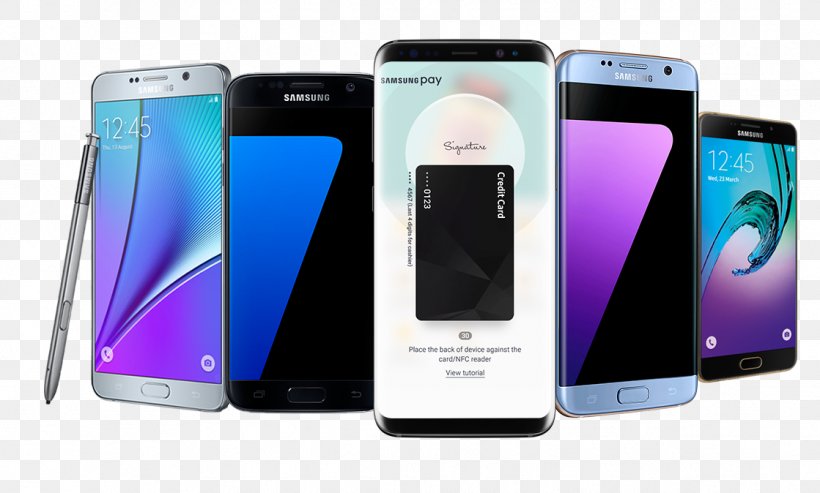 Samsung Galaxy Samsung Pay Google Pay Telephone Android, PNG, 1119x674px, Samsung Galaxy, Android, Cellular Network, Communication Device, Credit Card Download Free