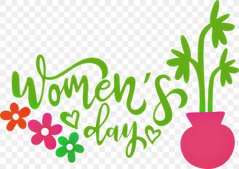 Womens Day Happy Womens Day, PNG, 2999x2117px, Womens Day, Flower, Green, Happy Womens Day, Leaf Download Free