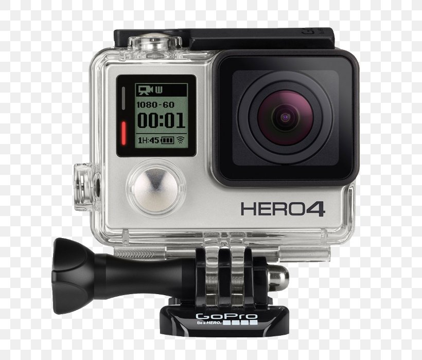 GoPro HERO4 Black Edition Action Camera GoPro HERO4 Silver Edition, PNG, 700x700px, 4k Resolution, Gopro Hero4 Black Edition, Action Camera, Camera, Camera Accessory Download Free