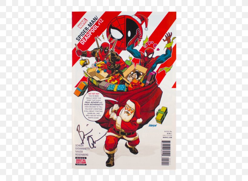 Spider-Man/Deadpool Vol. 1: Isn't It Bromantic Spider-man / Deadpool Deadpool Classic Vol. 18: Deadpool Vs. Marvel, PNG, 600x600px, Deadpool, Christmas Ornament, Comic Book, Comics, Ed Mcguinness Download Free