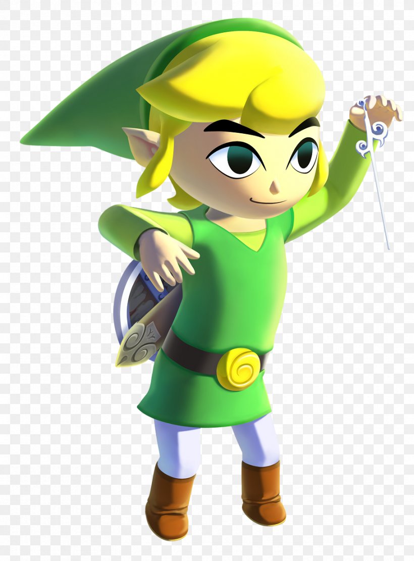 The Legend Of Zelda: The Wind Waker HD Link Wii U Princess Zelda, PNG, 910x1233px, Legend Of Zelda The Wind Waker, Action Figure, Cartoon, Fictional Character, Figurine Download Free