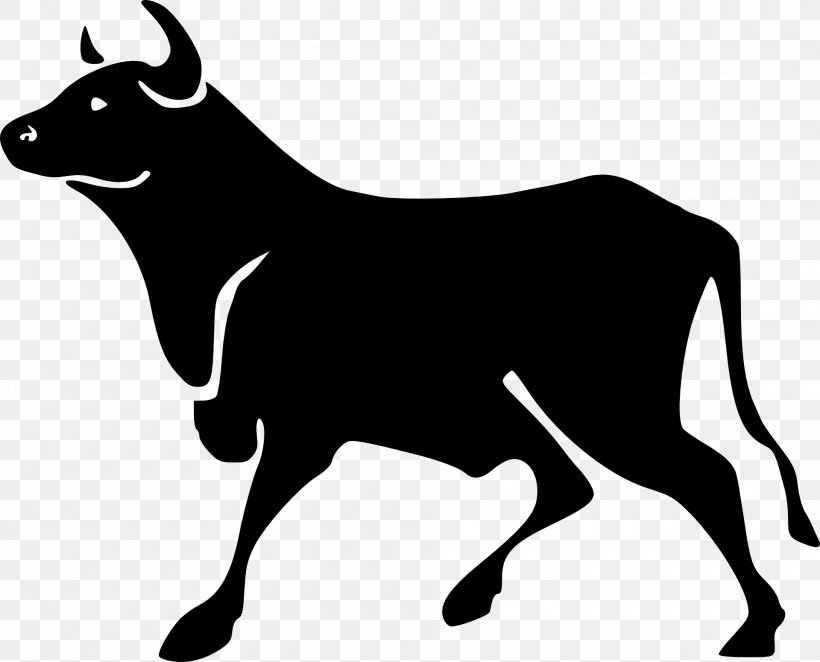 Bull Cattle Clip Art, PNG, 1920x1551px, Bull, Black And White, Cattle, Cattle Like Mammal, Cow Goat Family Download Free