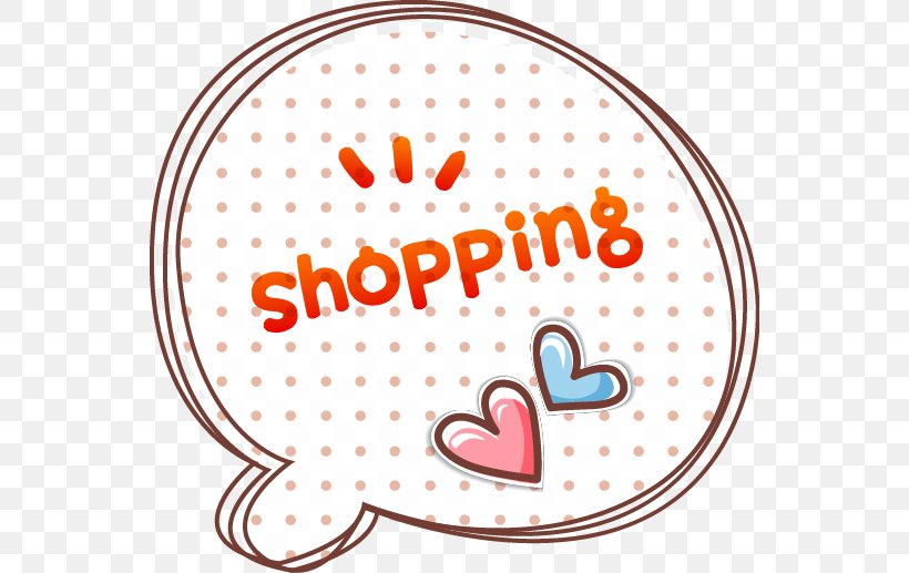 Hand Drawn Heart-shaped Dot Pattern Shopping, PNG, 550x517px, Cartoon, Area, Brand, Clip Art, Computer Software Download Free