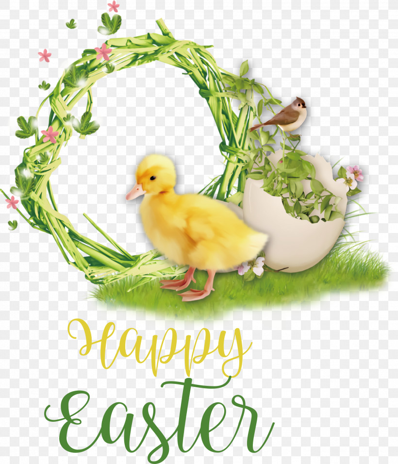 Happy Easter Chicken And Ducklings, PNG, 2573x3000px, Happy Easter, Beak, Chicken And Ducklings, Duck, Easter Chicks Download Free