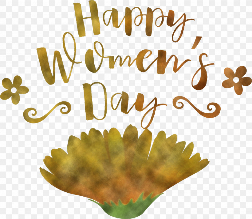 Happy Womens Day Womens Day, PNG, 3000x2616px, Happy Womens Day, Biology, Flower, Fruit, Leaf Download Free
