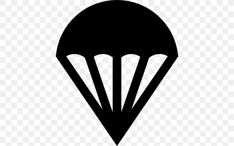 Gliding Parachute, PNG, 512x512px, Parachute, Black, Black And White, Heart, Logo Download Free