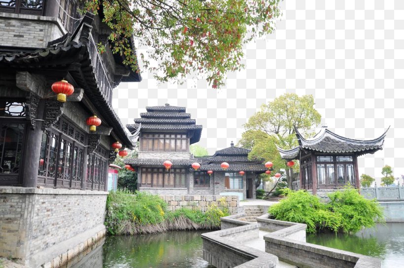 Nanxiang Ancient Town Architecture Building U97d3u6e58u6c34u535au5712u9910u5e81, PNG, 1024x680px, Nanxiang Ancient Town, Architecture, Building, Canal, Chinese Architecture Download Free