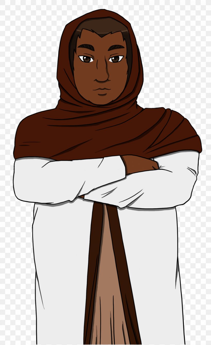 Hijab Cartoon Shoulder Clip Art Human, PNG, 1024x1670px, Watercolor, Cartoon, Flower, Frame, Heart Download Free