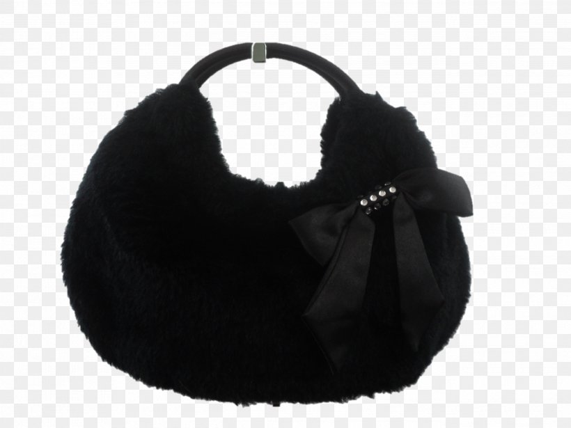 Hobo Bag Fur Black M, PNG, 2592x1944px, Hobo Bag, Bag, Black, Black M, Fur Download Free