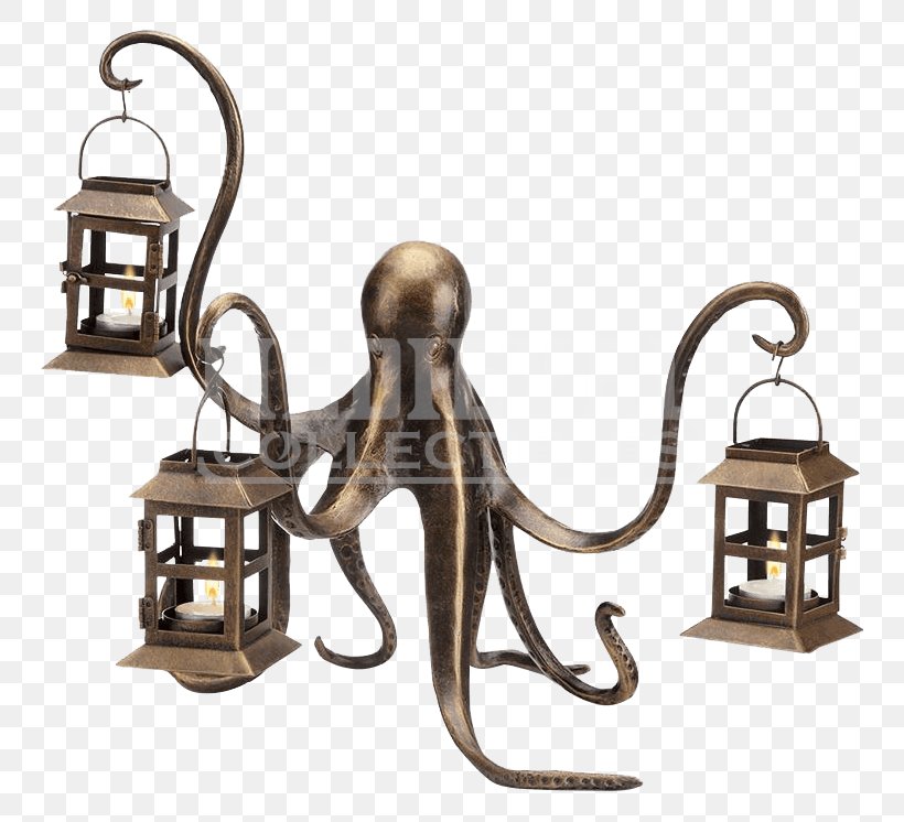 Octopus Tealight Lantern Candle, PNG, 746x746px, Octopus, Aluminium, Candelabra, Candle, Candlestick Download Free