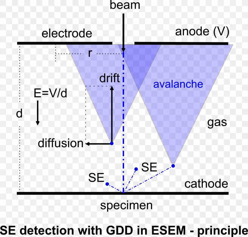 Environmental Scanning Electron Microscope Everhart-Thornley Detector Secondary Electrons, PNG, 2412x2307px, Scanning Electron Microscope, Anode, Area, Backscatter, Cathode Ray Download Free