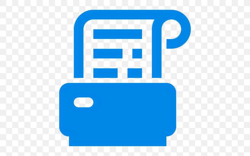 Printer Point Of Sale Paper Management Oversee Pos System In Dubai, PNG, 512x512px, Printer, Blue, Computer Software, Diens, Electric Blue Download Free