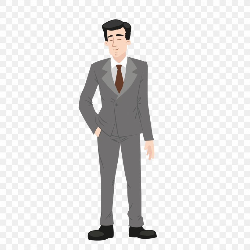 Suit Cartoon Formal Wear Clothing, PNG, 1500x1500px, Suit, Animation, Blazer, Business, Cartoon Download Free