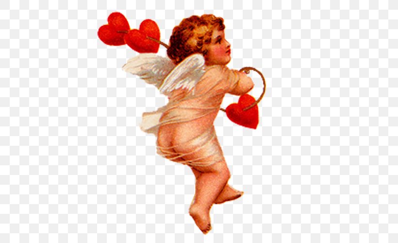 Cloth Napkins Paper Angel Vintage Valentine's Day, PNG, 500x500px, Cloth Napkins, Angel, Cupid, Disposable, Fictional Character Download Free