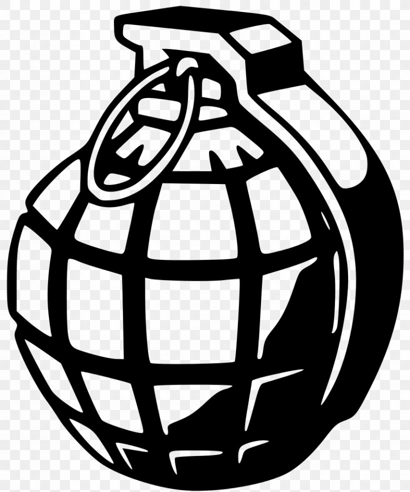 Grenade Weapon Explosion Clip Art, PNG, 853x1024px, Grenade, Artwork, Ball, Black And White, Bomb Download Free
