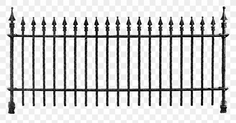 Picket Fence Chain-link Fencing Clip Art, PNG, 1543x810px, Fence, Black And White, Chainlink Fencing, Garden, Handrail Download Free