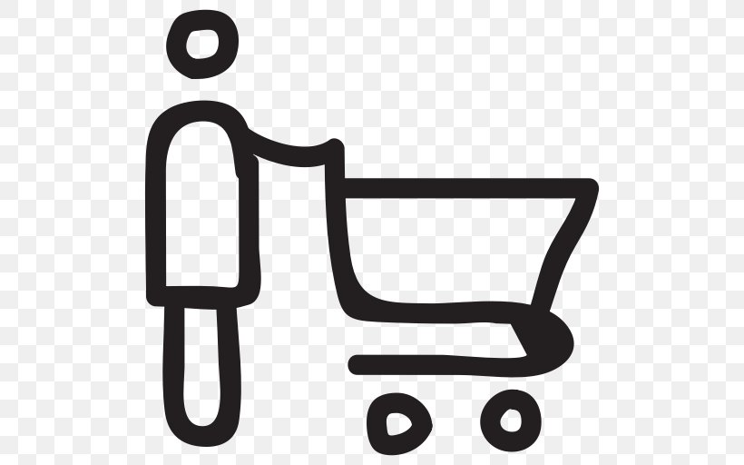 Shopping Cart, PNG, 512x512px, Shopping Cart, Area, Black And White, Cart, Consumer Download Free