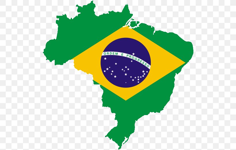 Flag Of Brazil Map National Flag, PNG, 526x524px, Brazil, Area, Flag, Flag Of Brazil, Flag Of The United States Download Free