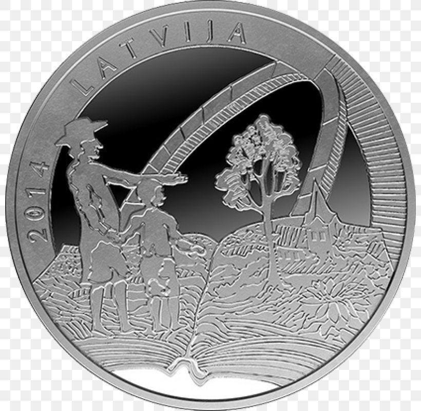 Latvian Euro Coins Latvian Euro Coins Silver, PNG, 800x800px, 5 Cent Euro Coin, 5 Euro Note, Coin, Bank Of Latvia, Black And White Download Free