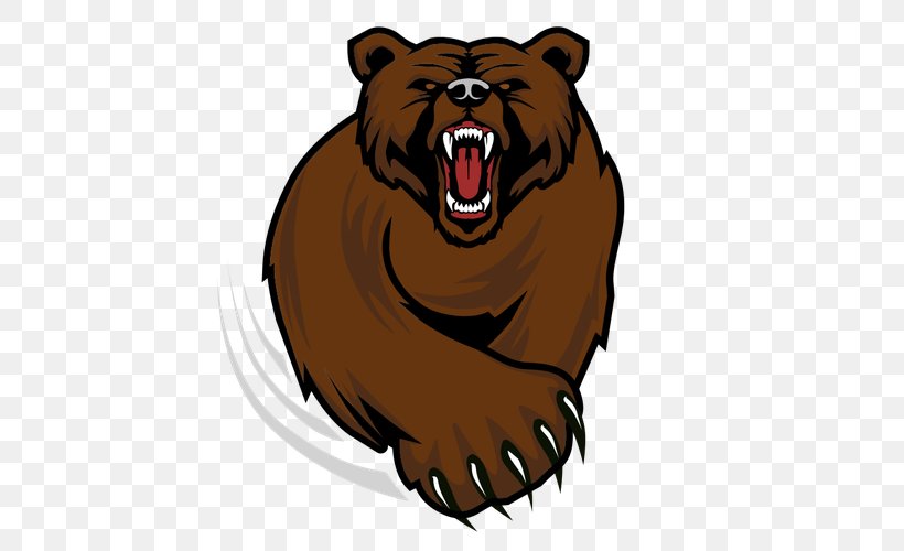 Lion Bear Illustration Logo Design, PNG, 500x500px, Lion, Animal, Bear, Brown Bear, Carnivore Download Free