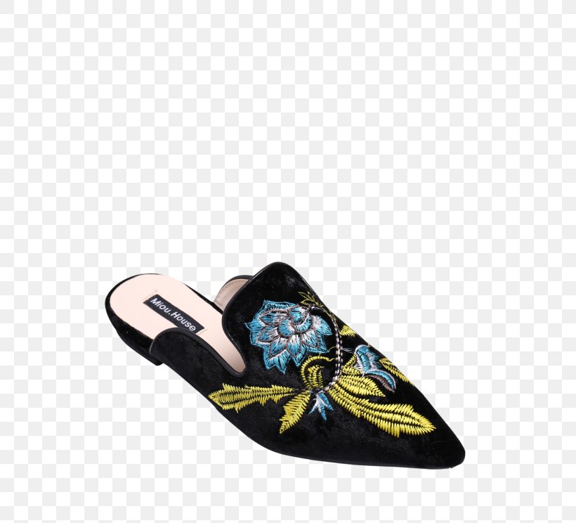 Slipper Shoe Dress Footwear Embroidery, PNG, 558x744px, Slipper, Ballet Flat, Clothing, Clothing Accessories, Cross Training Shoe Download Free