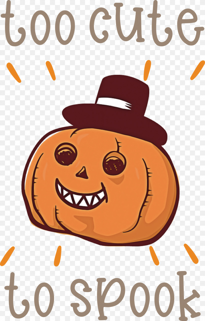 Halloween Too Cute To Spook Spook, PNG, 1921x3000px, Halloween, Cartoon, Fruit, Happiness, Jackolantern Download Free