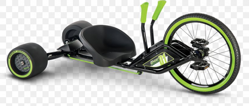 Huffy Green Machine RT Bicycle Tricycle, PNG, 861x367px, Huffy Green Machine Rt, Auto Part, Automotive Tire, Automotive Wheel System, Bicycle Download Free