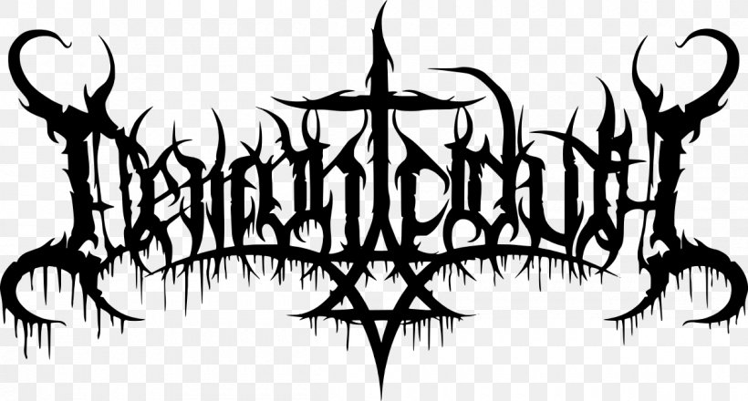 Logo Heavy Metal Demoniciduth Encyclopaedia Metallum Clip Art, PNG, 1200x645px, Logo, Art, Artwork, Black And White, Brand Download Free