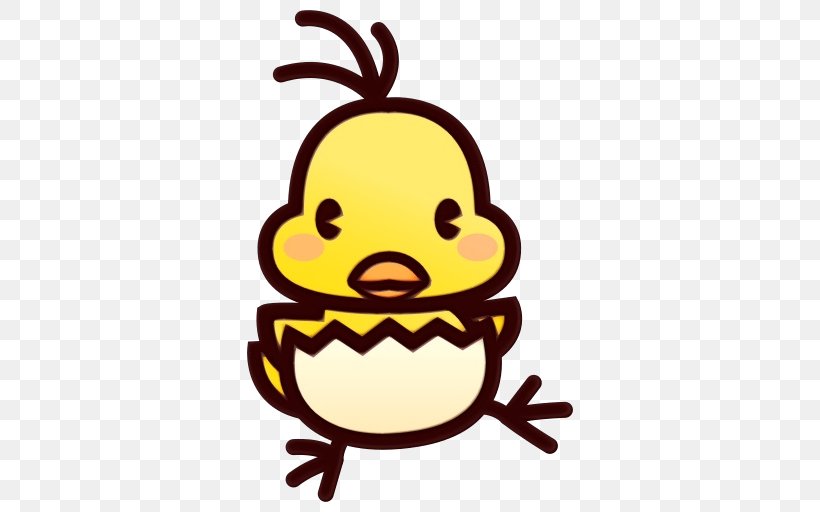 Chicken Emoji, PNG, 512x512px, Chicken, Beak, Bird, Cartoon, Duck Download Free