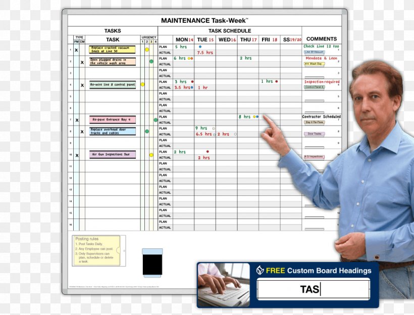 Dry-Erase Boards Planned Maintenance Engineering, PNG, 1000x760px, Dryerase Boards, Computer Software, Craft Magnets, Engineering, Job Download Free