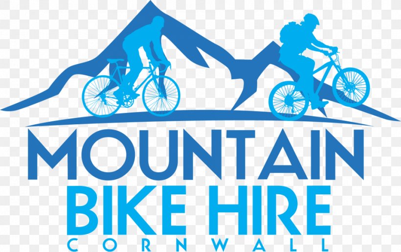Mountain Bike Hire Cornwall Bicycle Logo, PNG, 951x598px, Bicycle, Area, Artwork, Bike Rental, Blue Download Free
